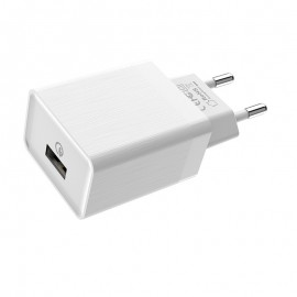 Зарядное сетевое сзу USB Borofone BA17A быстрое QC 3.0, черное