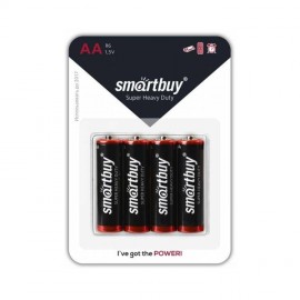 Батарейка AA R6 Smartbuy солевая