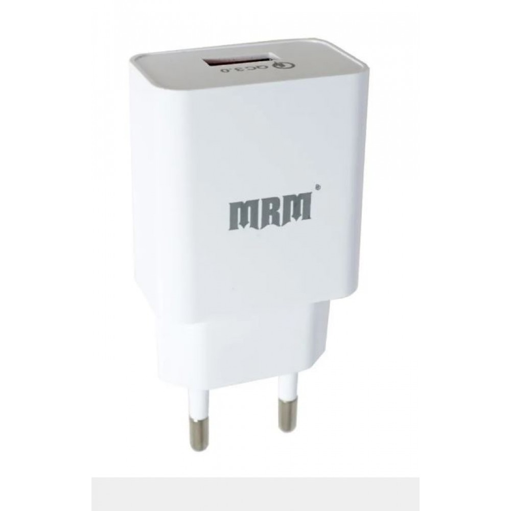 Зарядное сетевое сзу USB MRM S20 быстрое QC 3.0