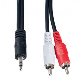 Кабель Aux 3.5 штекер - 2RCA 3m Perfeo