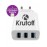 Зарядное сетевое сзу usb 3x Krutoff CH-19 + кабель для Apple lightning