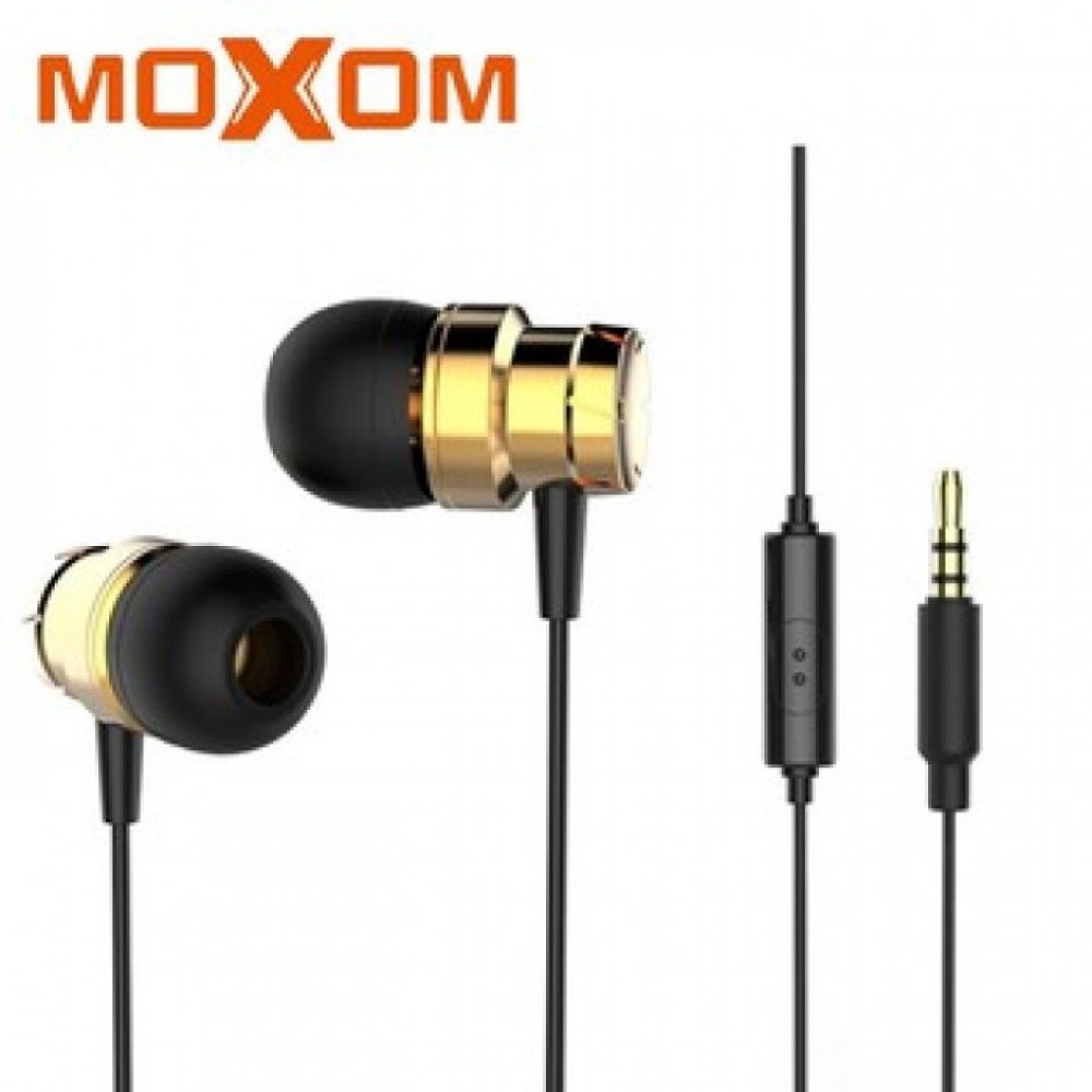 Наушники вакуумные с микрофоном Moxom MH-10