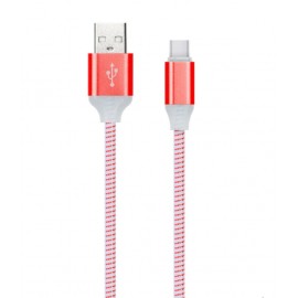 Кабель USB Type-C Smartbuy ik-3112ssbox Led светящийся GOLD
