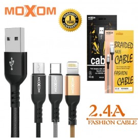 кабель для Apple Lightning USB Moxom CC-35 1m
