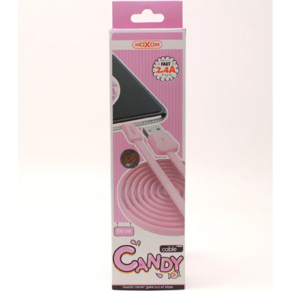 кабель для Apple Lightning USB Moxom CC-79 Candy 1m