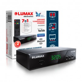 Ресивер DVB-T2/C Lumax DV3205HD с кабельным тв и интернет