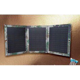 Солнечное зарядное устройство портативное / солнечная панель 19w USB 2x , до 3A