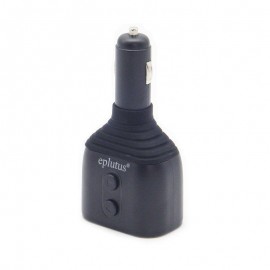 Зарядное автомобильное азу usb 2x Eplutus FC-224 LCD 3.4A 2 гнезда прикуривателя