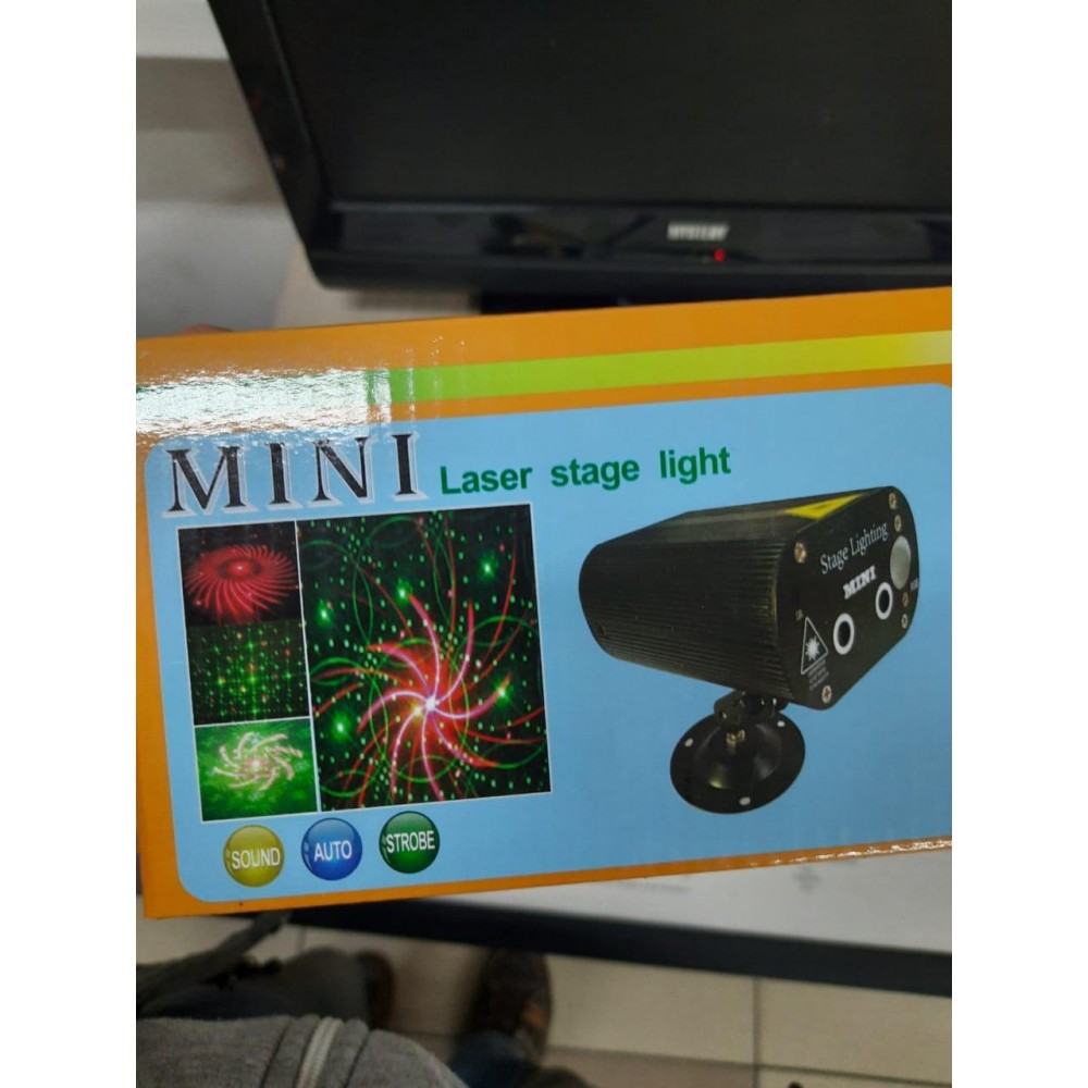 Лазерный проектор Mini Laser Stage Light с пультом