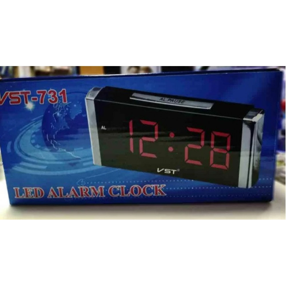 Часы LED с термометром VST-731W