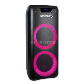 Колонка Bluetooth MP3 караоке LED 2 микрофона MEGA BOOM SBS-550