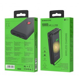 Power bank Borofone Bt31 10000 с беспров зарядкой