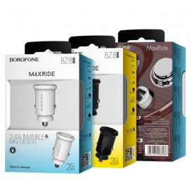 Зарядное автомобильное АЗУ Borofone BZ8 MaxRide 2usb 2.4a