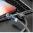 Кабель USB Type-C / Lightning /Micro 3в1 магнитный 360 X-Cable LED светящ