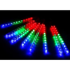Гирлянда сосульки RGB 30см 8шт