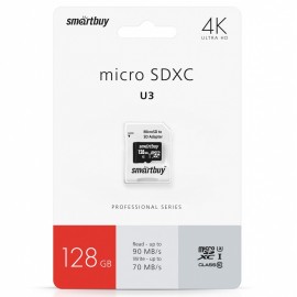 MicroSd 128Gb Smartbuy Class 10 Pro U3 Advanced
