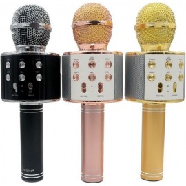 Колонка микрофон Bluetooth Mp3 караоке Wster orig WS-858
