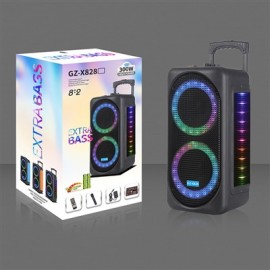 Колонка Bluetooth MP3 FM караоке GZ-X828 с беспров микроф