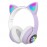 Наушники bluetooth Cat STN-28 с ушками LED черн