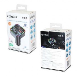 FM модулятор Bluetooth Eplutus FB-13 QC3.0 30W