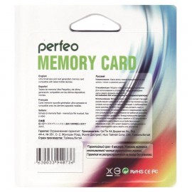 MicroSd 32Gb Perfeo Economy series Class10