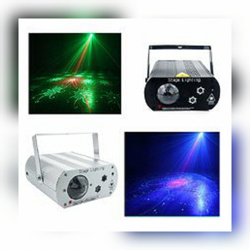 Лазерный проектор Stage Lighting + LED металл DD-401 / H-11 с пультом