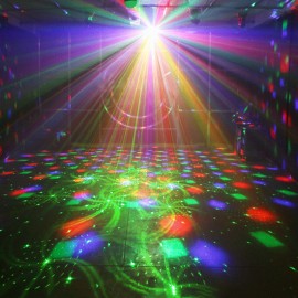 Лазерный проектор Stage Lighting + LED металл DD-401 / H-11 с пультом