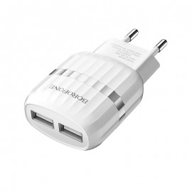 Зарядное сетевое сзу usb 2x Borofone BA24A 2.4A