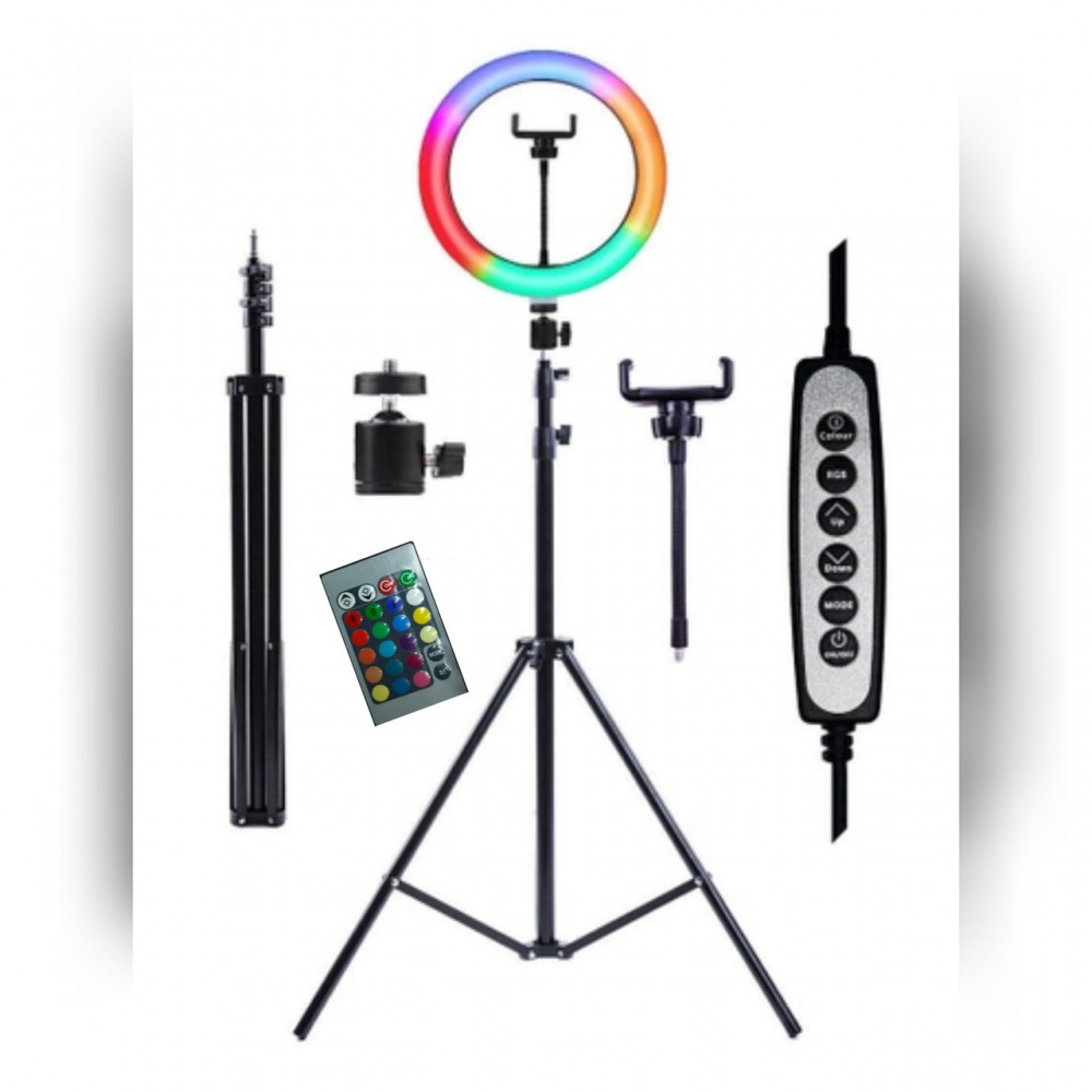 Селфи лампа кольцевая WH32 RGB