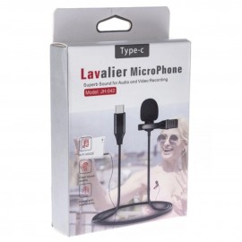 микрофон прищепка петличный Lavalier Microphone для Type-c JH-042