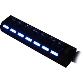 Хаб USB 3.0 7 порт с выключ SBHA-7307 черный