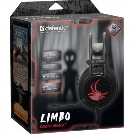 Наушники гарнитура PC игр USB Defender Limbo 7.1 (64560)