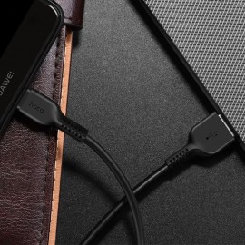 Кабель USB Type-C Hoco X20 3m черный