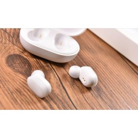 Наушники Bluetooth True Wireless Xiaomi Mi Airdots (TWSEJ02LM) белые TWS orig