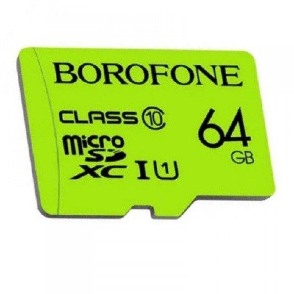 MicroSd 64Gb Borofone class10 U1 без адаптера