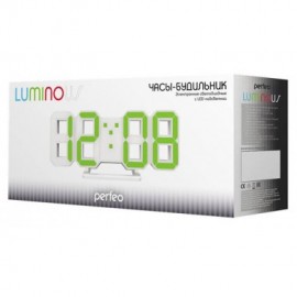 Часы LED с термометром Perfeo Luminous PF-663 большие цифры