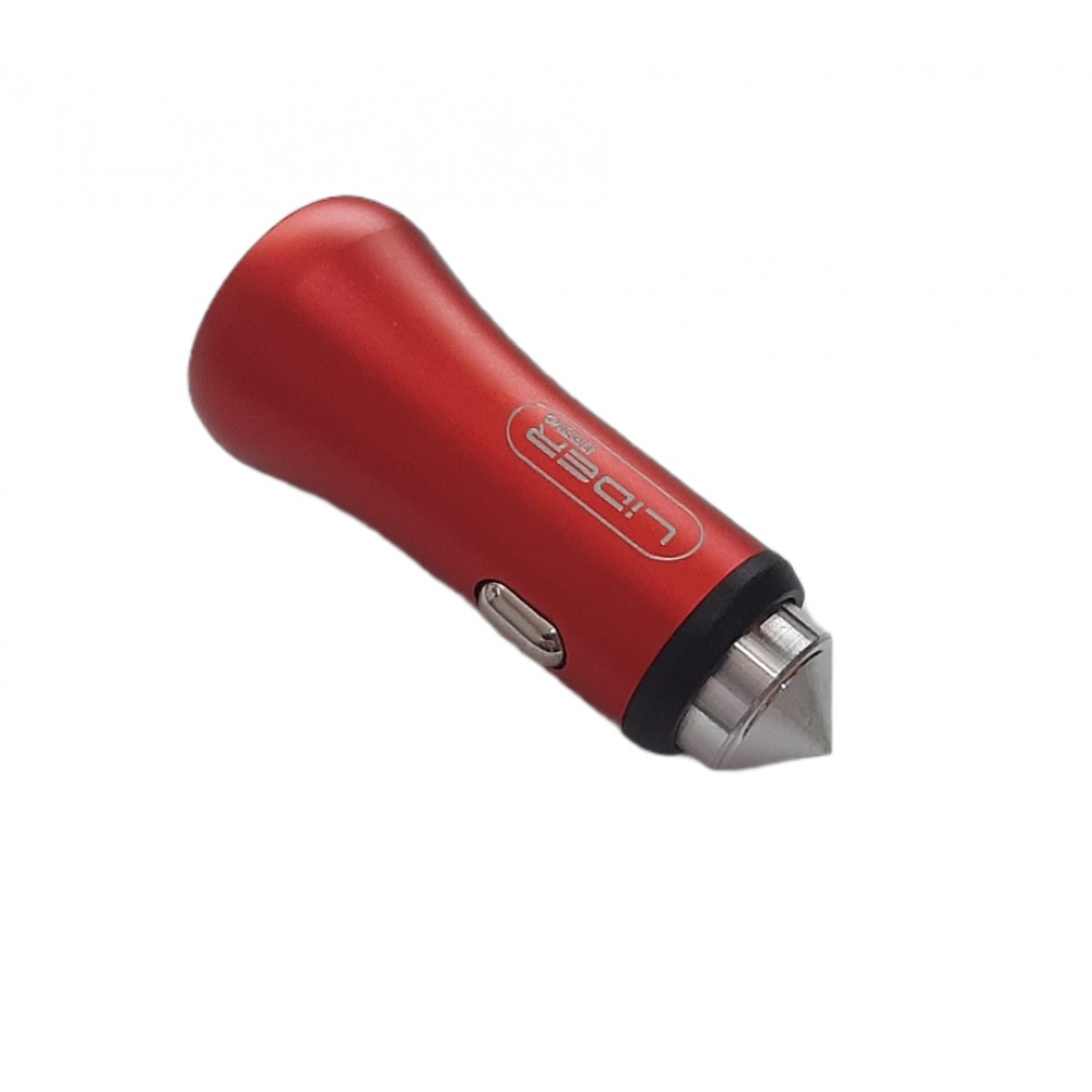 Зарядное автомобильное АЗУ 2 USB Lider Mobile C310 Metall 2.4A