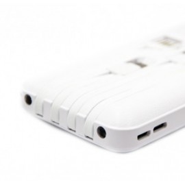 Power bank Maimi Mi7 10000 с кабелями белый