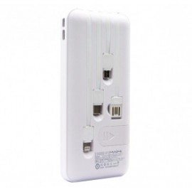 Power bank Maimi Mi7 10000 с кабелями белый