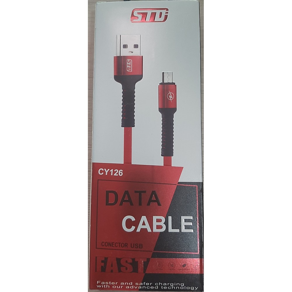 Кабель Micro USB STD CY126 1m синий