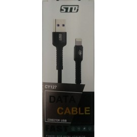 кабель для Apple Lightning USB STD CY127 1m черный