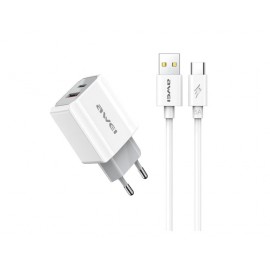 Зарядное сетевое сзу USB Awei PD4 быстрое QC 3.0 + type-C PD
