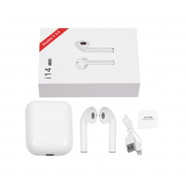 Наушники Bluetooth вкладыши i14 5.0 TWS