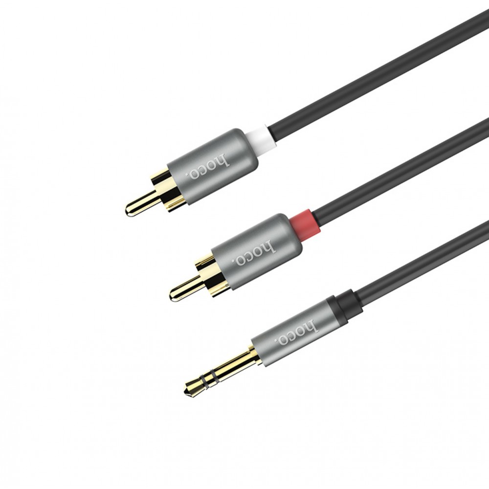 Кабель Aux 3.5 штекер - 2RCA 1.5m Hoco UPA10