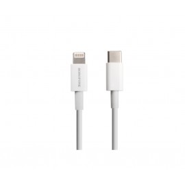 Зарядное сетевое сзу Borofone BA38A быстрое Type-C PD 3.0 - lightning кабель, белый