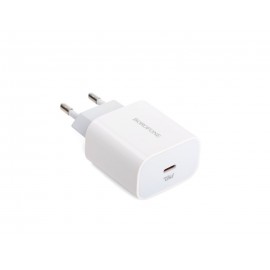 Зарядное сетевое сзу Borofone BA38A быстрое Type-C PD 3.0 - lightning кабель, белый