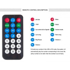 Модуль MP3 bluetooth с пультом Орбита OT-SPM07 5V