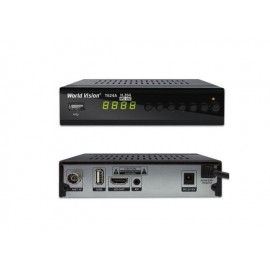 Ресивер DVB-T2/C World Vision T624A с кабельным тв и интернет