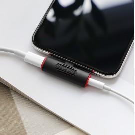 Переходник для Apple lightning - 3.5 гнездо aux+питание Borofone BV7