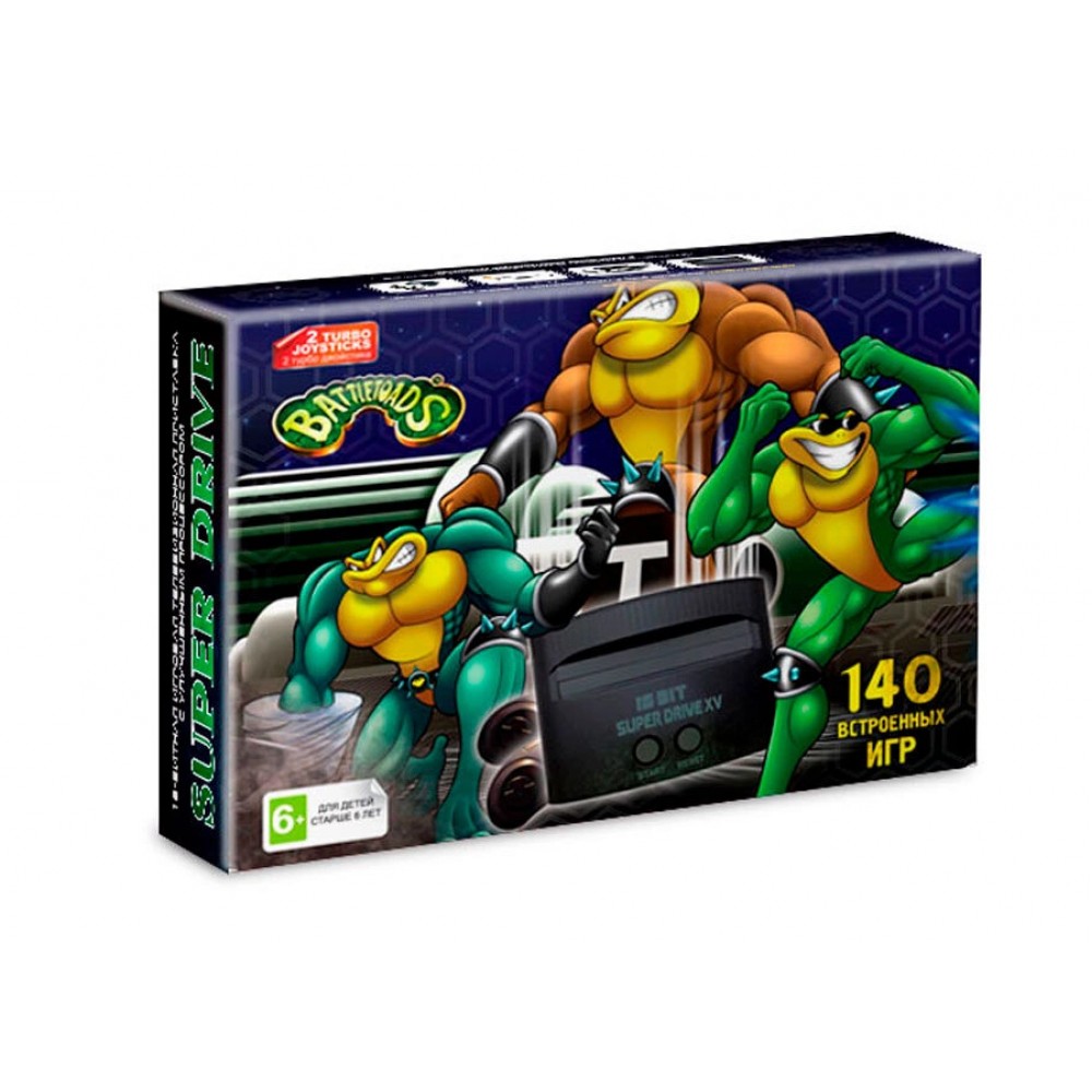 приставка игровая 16bit Super Drive Battletoads Mk1631-15+140 140игр